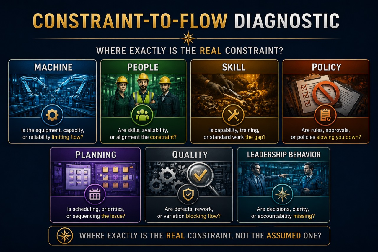 Constraint-to-Flow Diagnostic