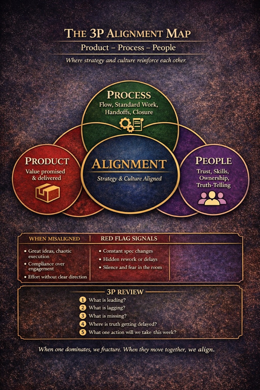 The 3P Alignment Map