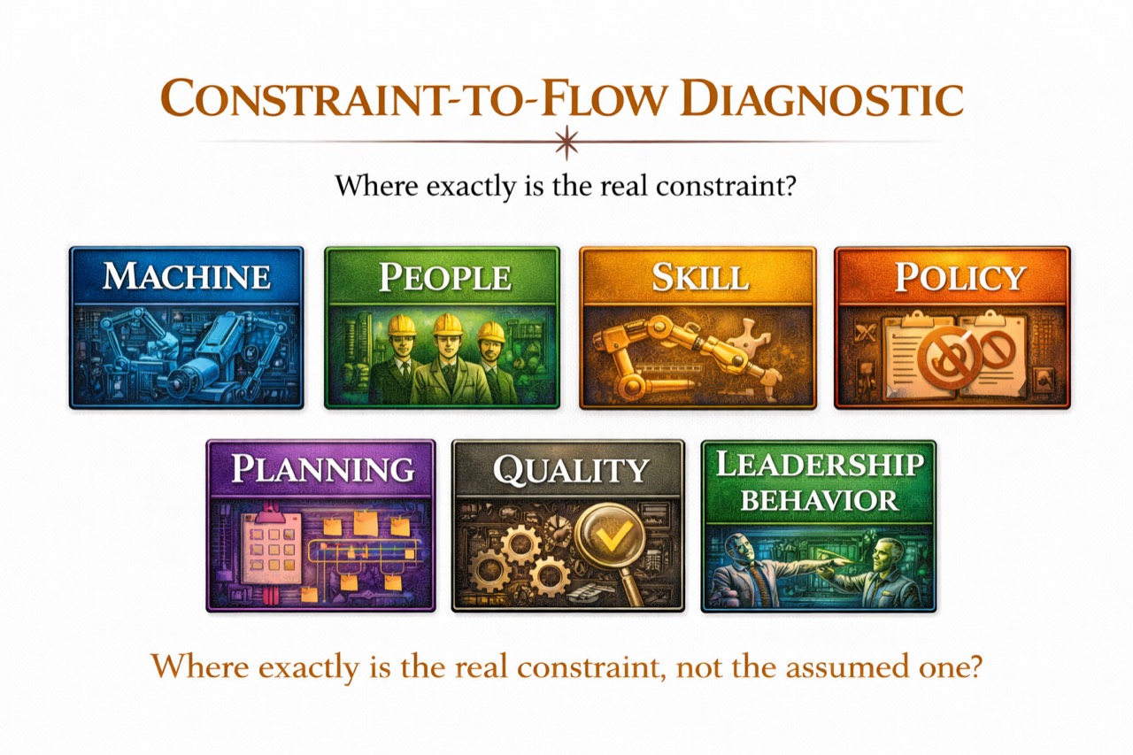 Constraint-to-Flow Diagnostic